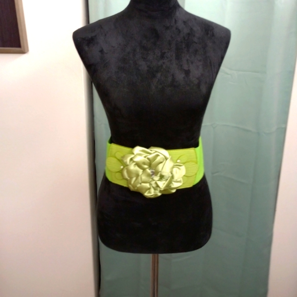 Glam Green💚Flower Belt